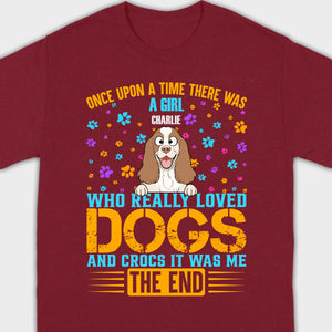 Custom Personalized Dog Shirts, Loved Dogs & Crocs Basic Tee - 89Prints