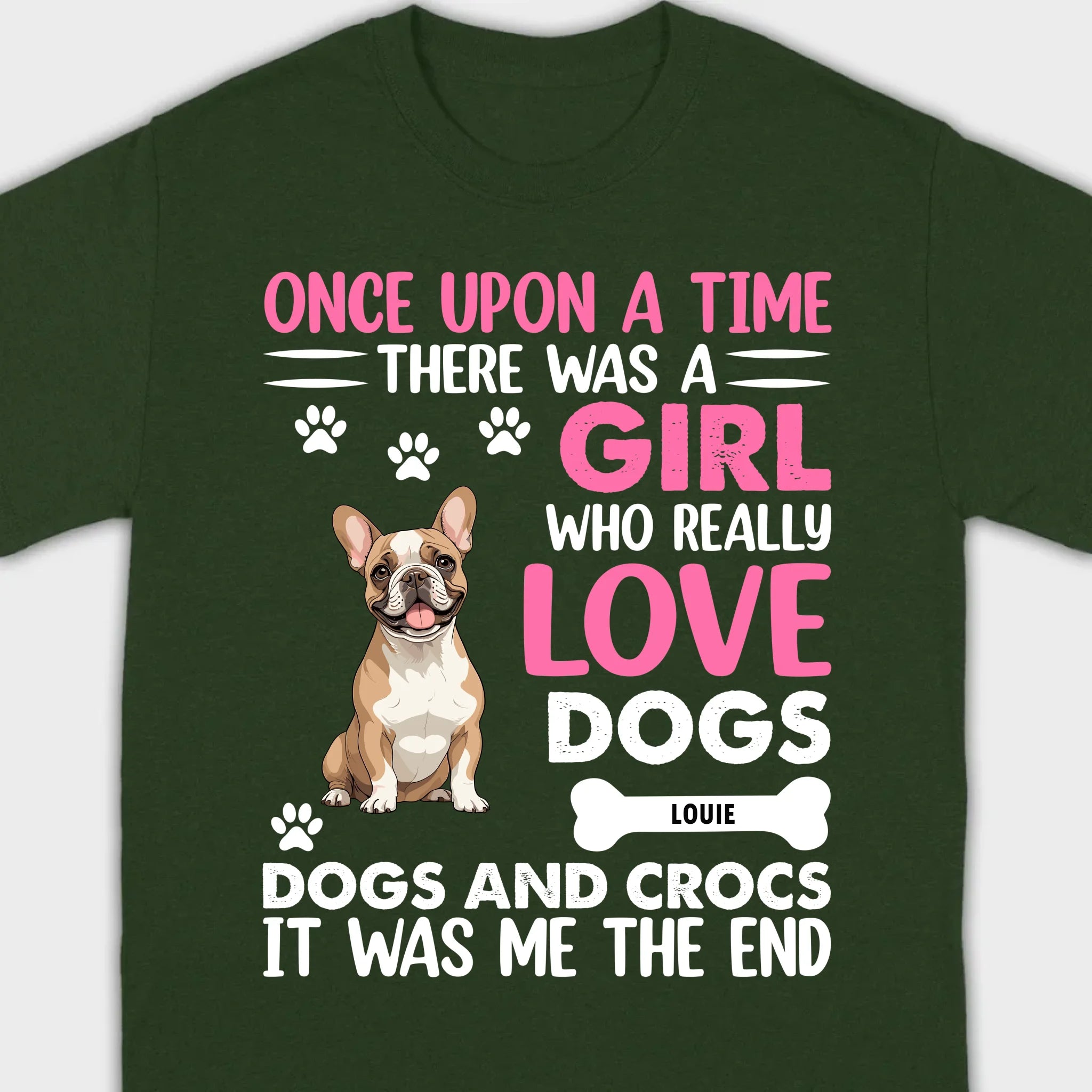 Personalized Dog Sweatshirts for Humans, Custom Breed Basic Tee - 89Prints