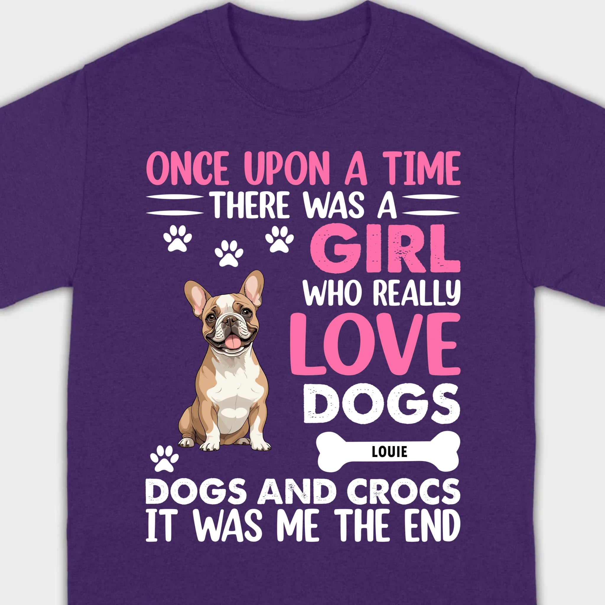Personalized Dog Sweatshirts for Humans, Custom Breed Basic Tee - 89Prints