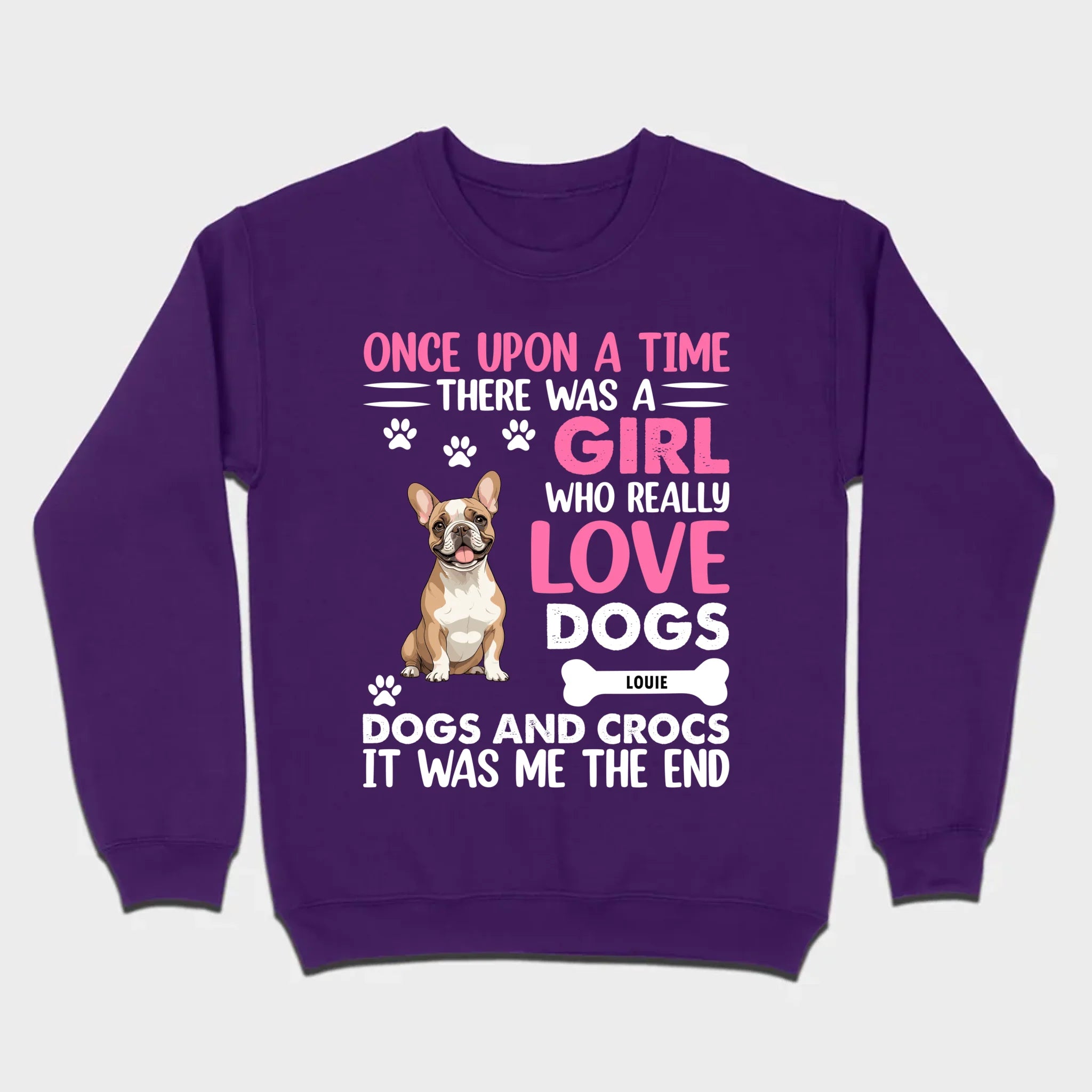 Personalized Dog Sweatshirts for Humans, Custom Breed Basic Tee - 89Prints