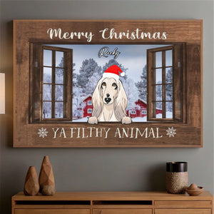 Custom Christmas Dog Poster – Best Friend Holiday Wall Art – 89Prints