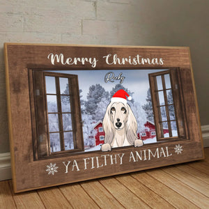 Custom Christmas Dog Poster – Best Friend Holiday Wall Art – 89Prints
