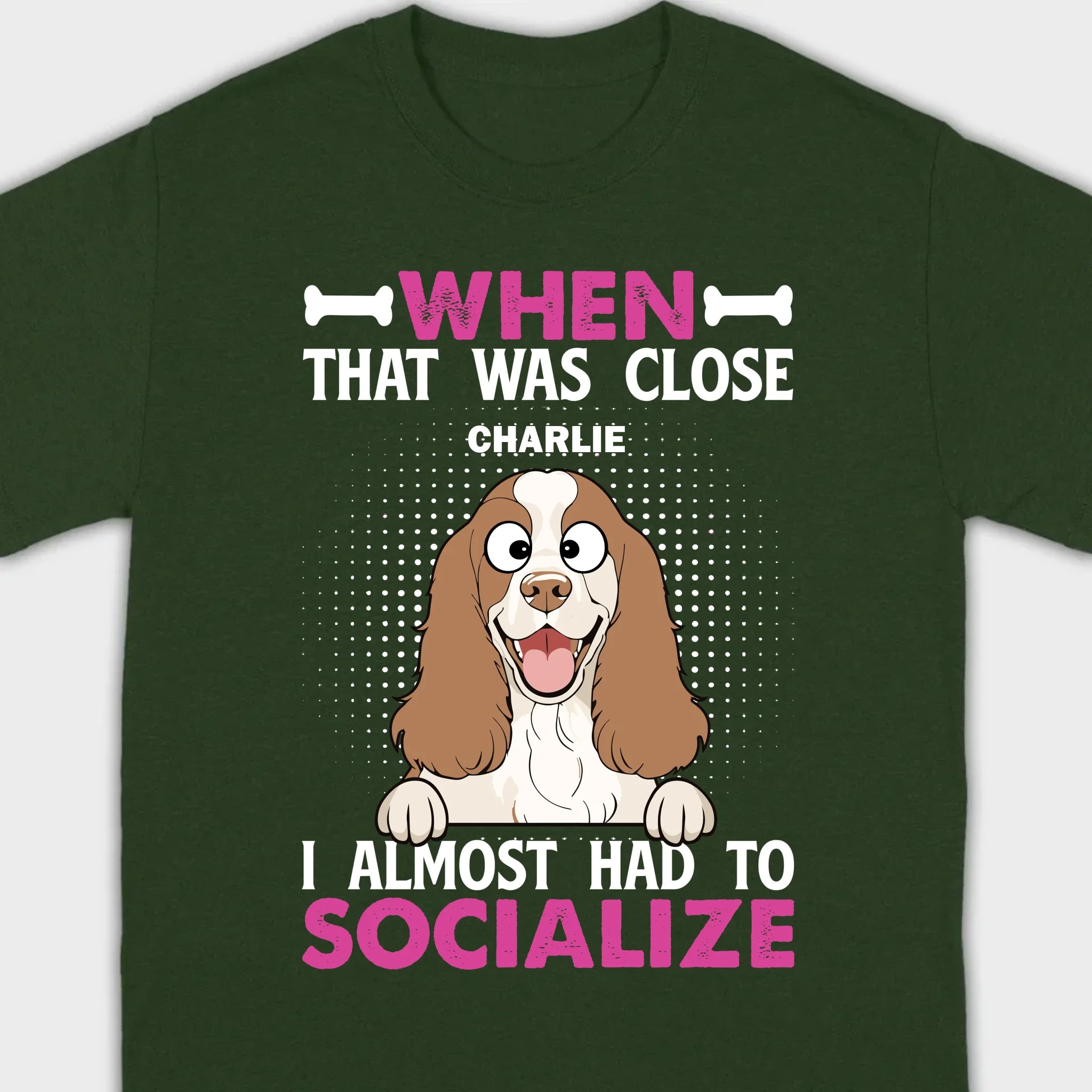 Dog-Themed Graphic Tees - Clothing for Pet Owners - 89Prints