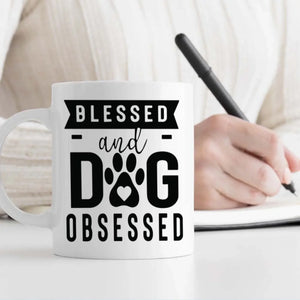 A Woman Cannot Survive on Beer Alone Mug – Funny Beer & Dog Lover Gift for Her - 89Prints