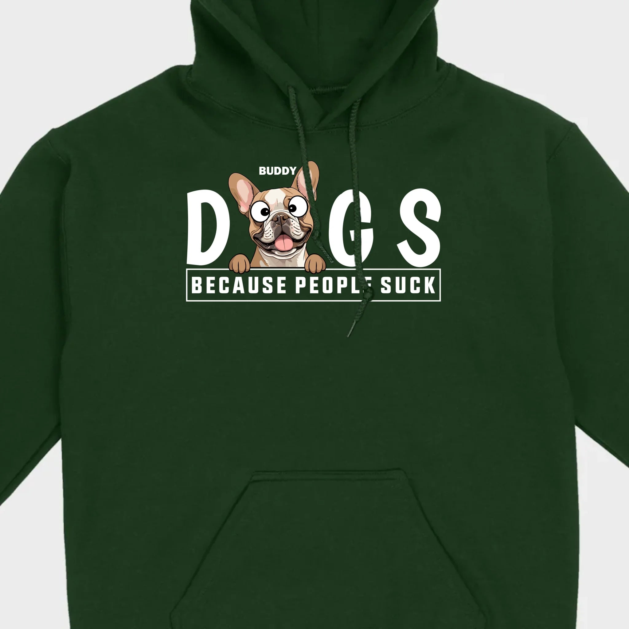 Custom Your Dog On A Shirt Because People Suck Basic Tee - 89Prints