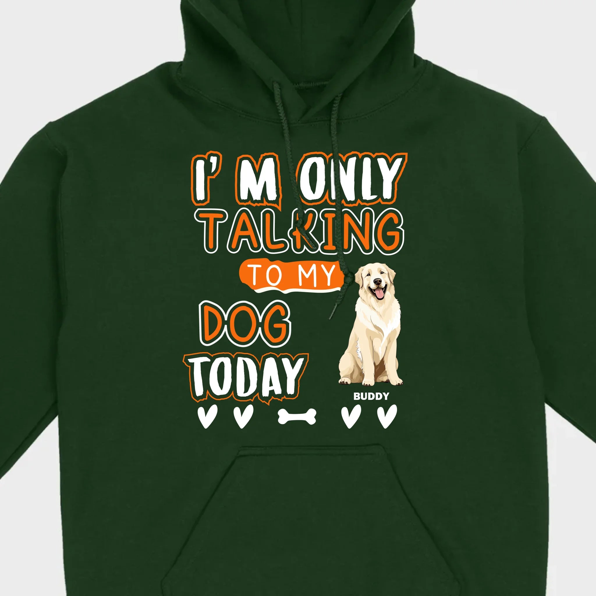 Custom Dog Lovers Shirt I'm Only Talking To My Dog Today - 89Prints Tee