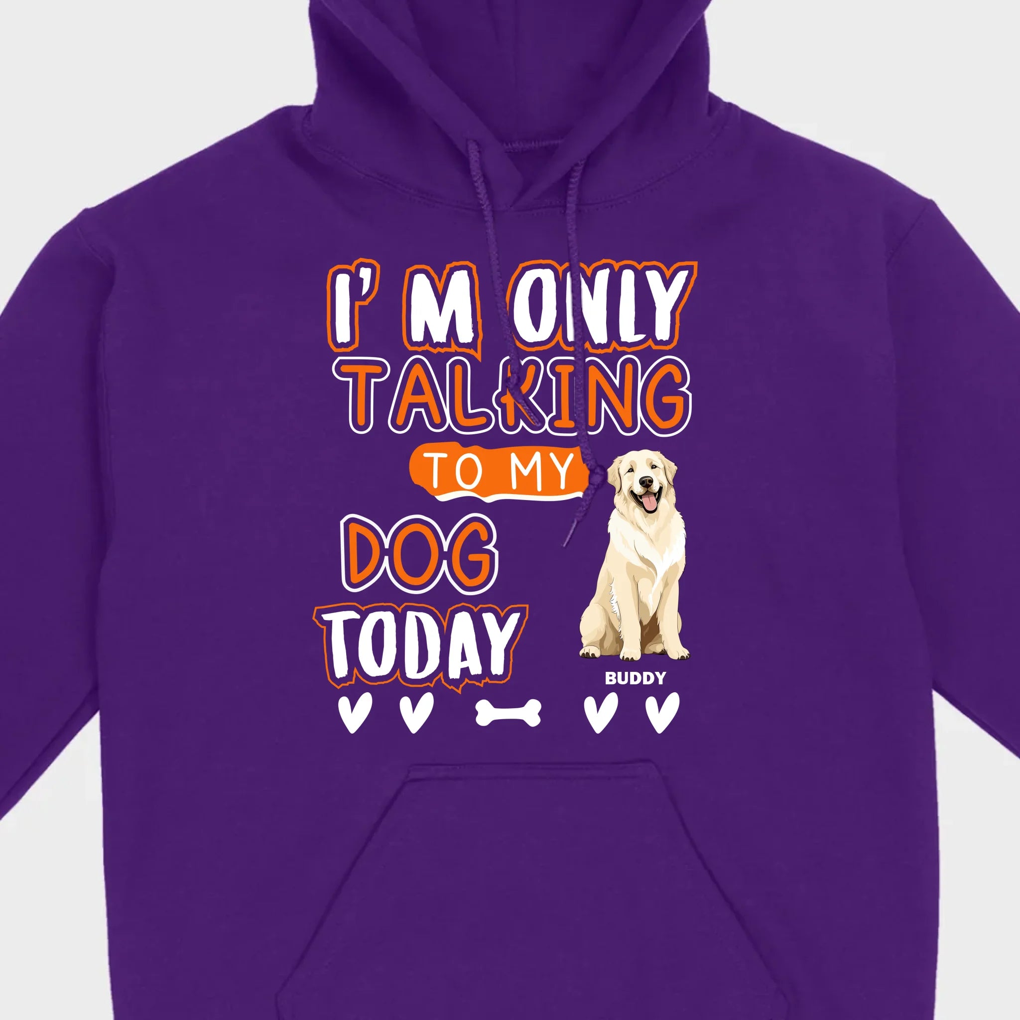 Custom Dog Lovers Shirt I'm Only Talking To My Dog Today - 89Prints Tee