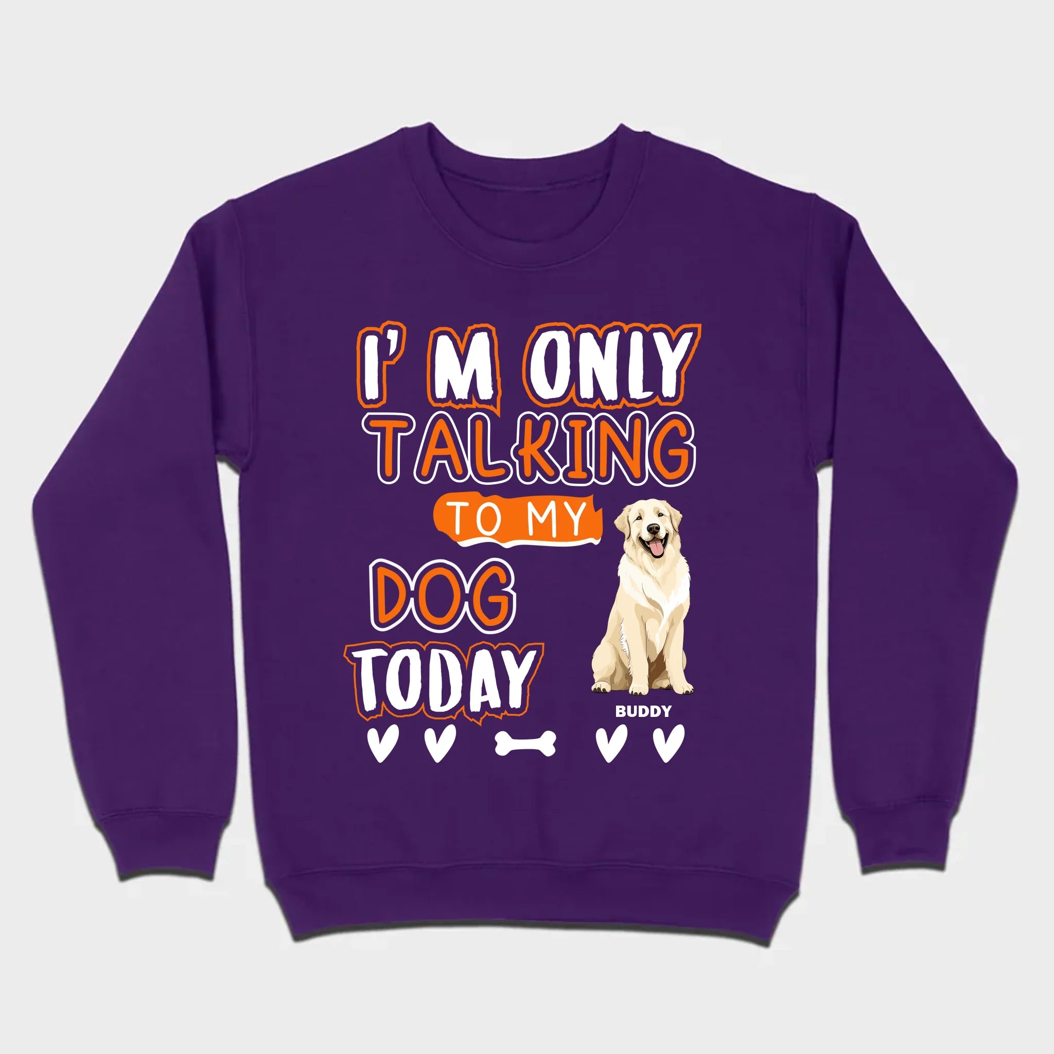 Custom Dog Lovers Shirt I'm Only Talking To My Dog Today - 89Prints Tee
