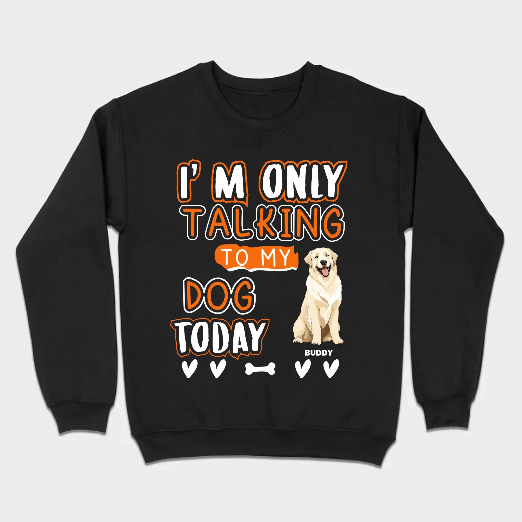 Custom Dog Lovers Shirt I'm Only Talking To My Dog Today - 89Prints Tee