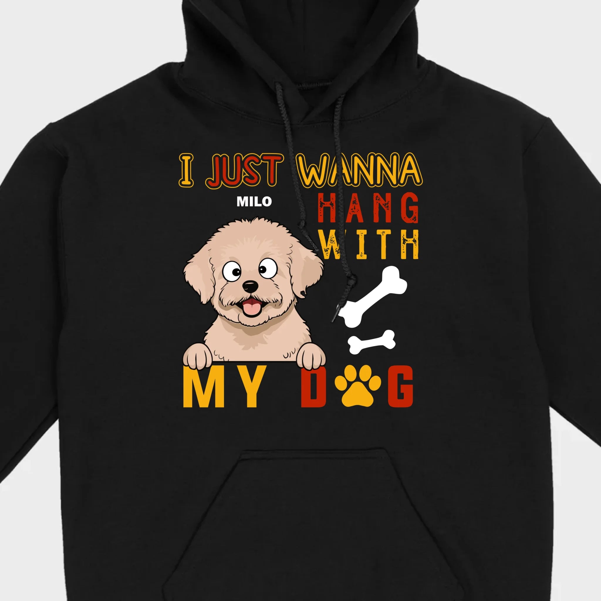 Custom I Just Wanna Hang With My Dog Shirt | Dog Lover T-Shirt - 89Prints