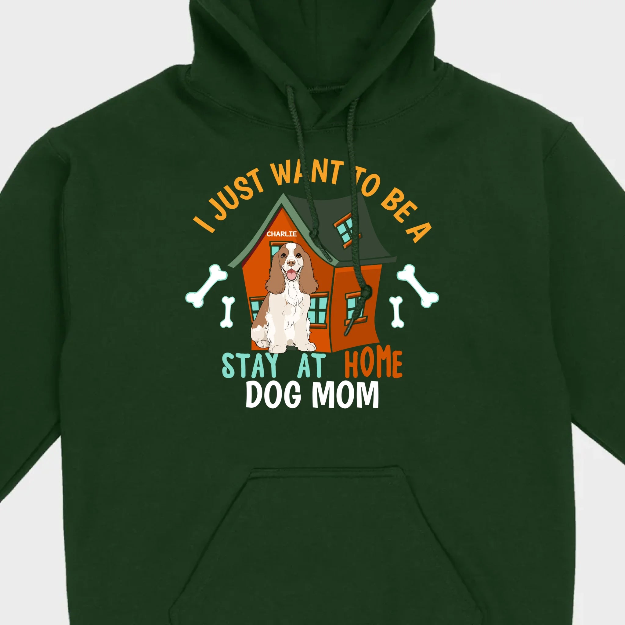 Custom Pet Lovers Shirt I Just Want To Be A Stay At Home Dog Mom - 89Prints