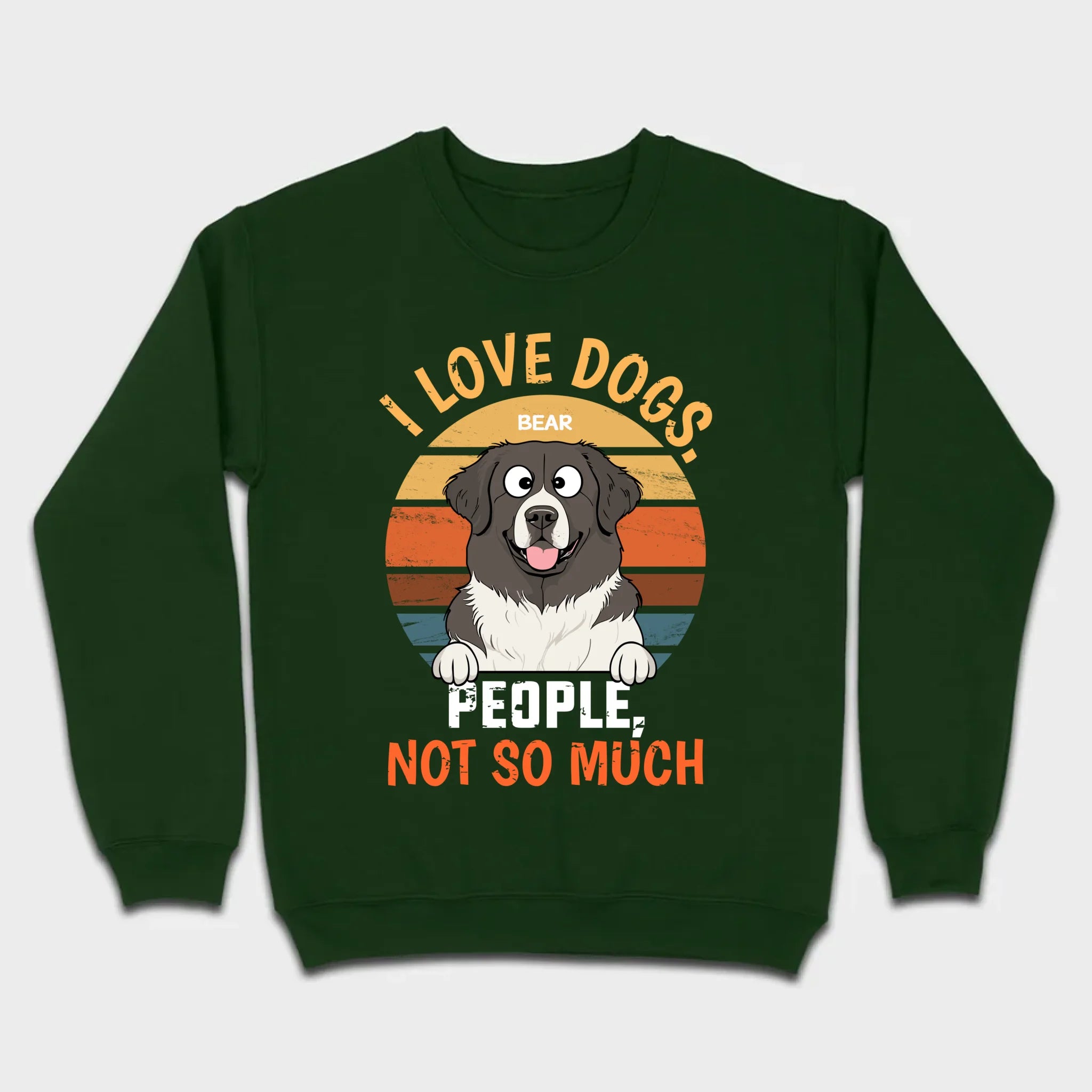 Custom Dog Lover Tee I Love Dogs. People, Not So Much - 89Prints Shirt