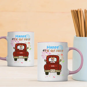 Patriotic Dog Magic Mug – Color-Changing Cup for 4th of July - 89Prints