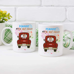 Patriotic Dog Magic Mug – Color-Changing Cup for 4th of July - 89Prints