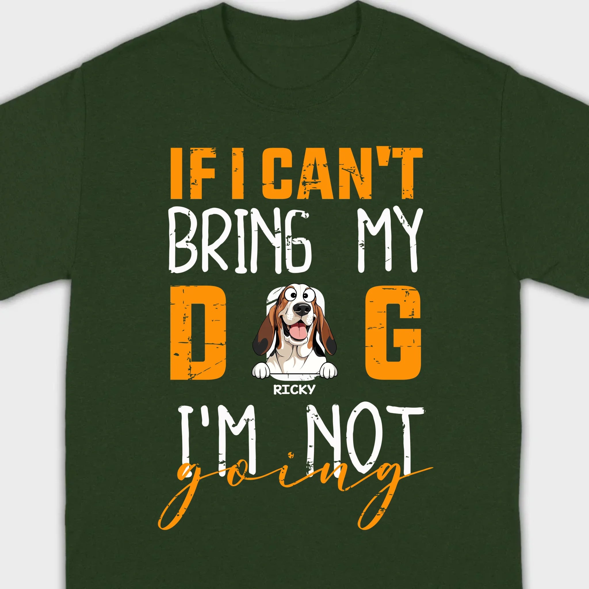 Green Dog Shirt With 
