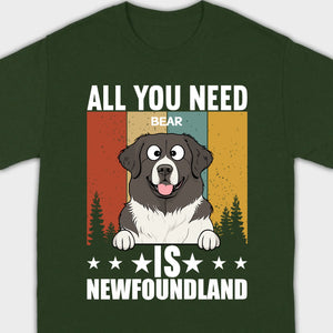 All You Need Is Dog Shirt - 89Prints Dog Lovers Tshirts
