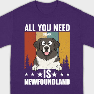 All You Need Is Dog Shirt - 89Prints Dog Lovers Tshirts