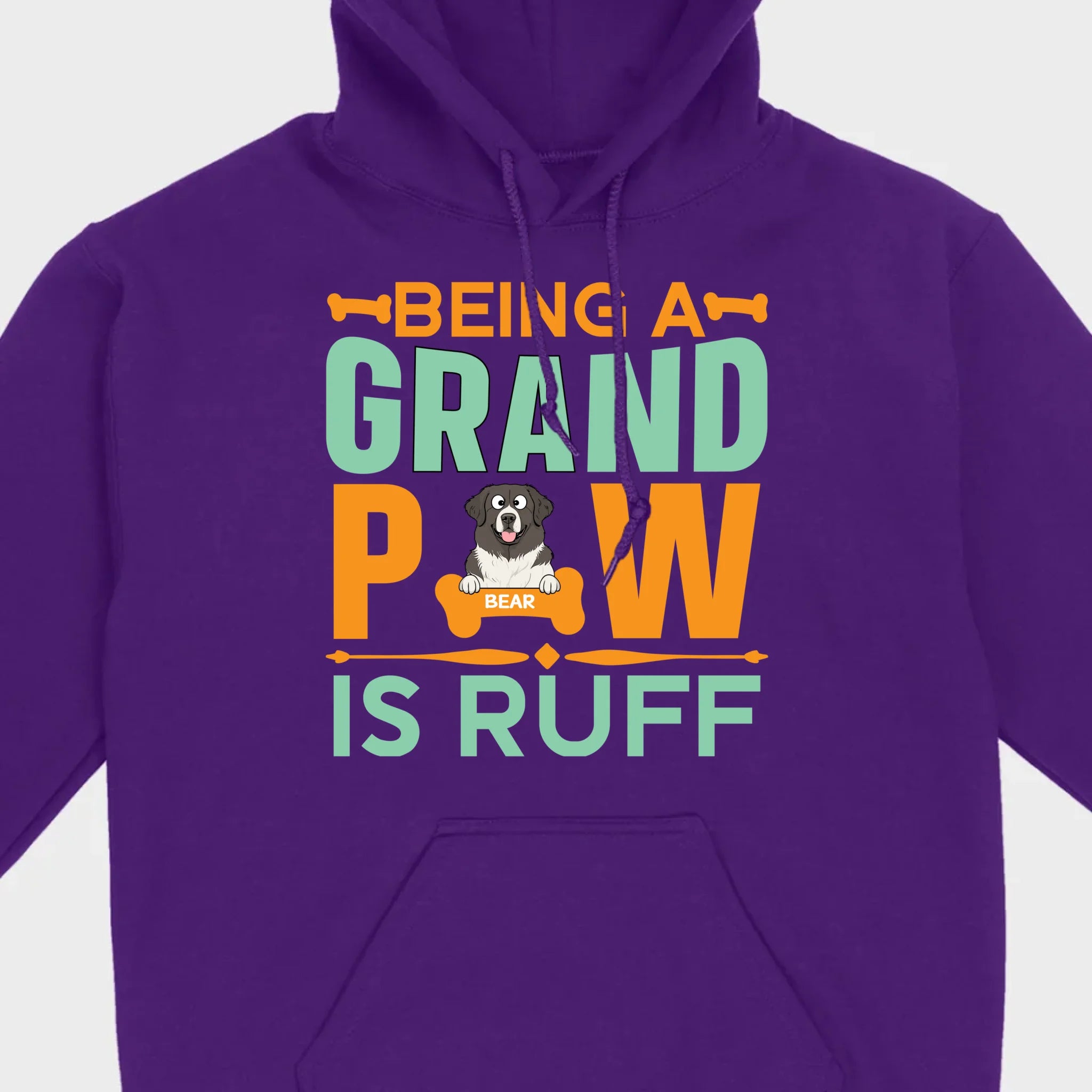 Personalized Shirts for Dog Lovers Being A Grand Paw Is Ruff - 89Prints
