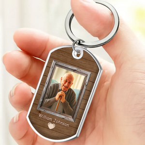 You Are Always By My Side Grandparents Memorial Keychain - Beautiful Memories Unique Photo & Name Keepsake - 89Prints