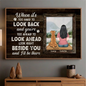 Furry Friend Quote Poster – Look Beside You Keepsake Print – 89Prints