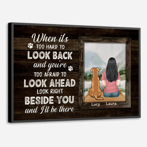 Furry Friend Quote Poster – Look Beside You Keepsake Print – 89Prints