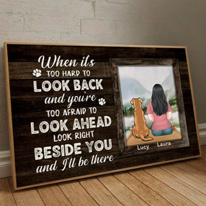 Furry Friend Quote Poster – Look Beside You Keepsake Print – 89Prints