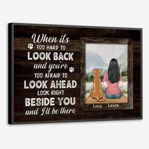 Furry Friend Quote Poster – Look Beside You Keepsake Print – 89Prints