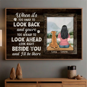 Furry Friend Quote Poster – Look Beside You Keepsake Print – 89Prints