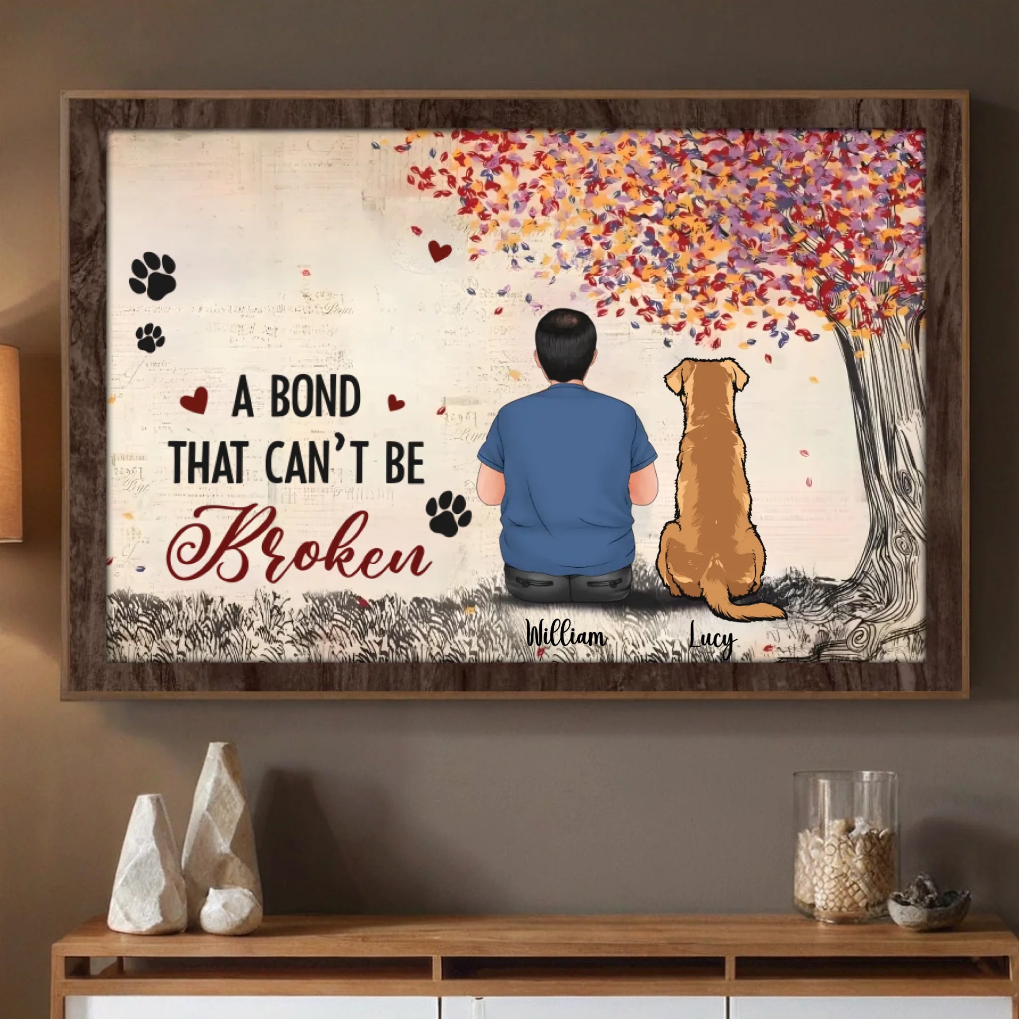 Personalized Dog Poster – Modern Custom Wall Art for Pet Lovers - 89Prints