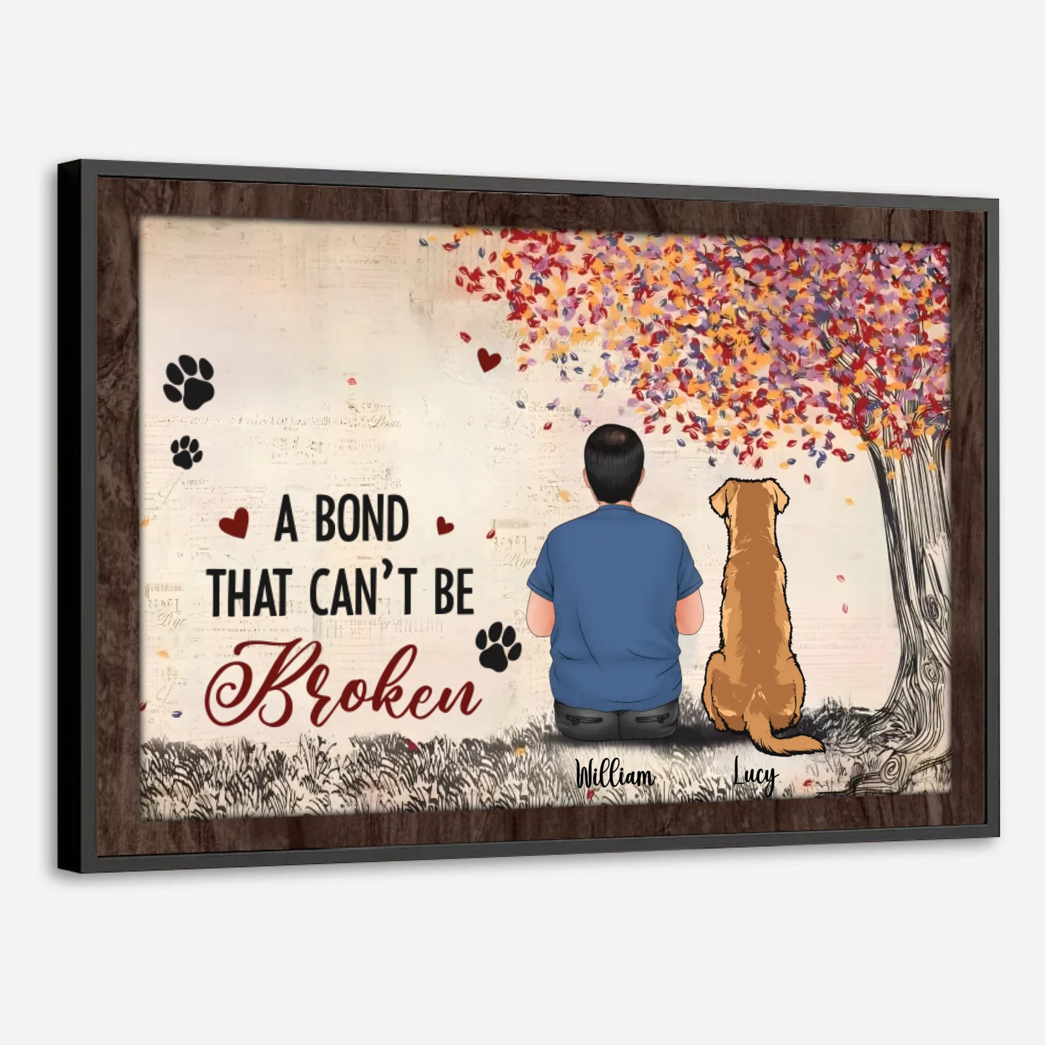 Personalized Dog Poster – Modern Custom Wall Art for Pet Lovers - 89Prints