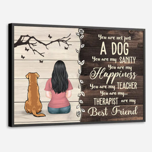 Custom Pet Poster – Not Just a Dog, You Are My Best Friend Print -89Prints