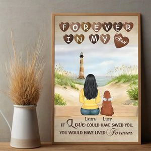 Personalized Pet Remembrance Art – Eternal Bond Dog Tribute – 89Prints