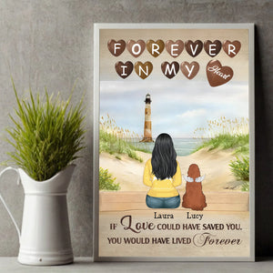 Personalized Pet Remembrance Art – Eternal Bond Dog Tribute – 89Prints