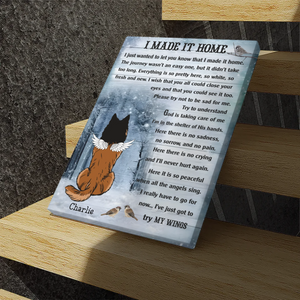 Dog Memorial Canvas – I Made It Home –  89Prints
