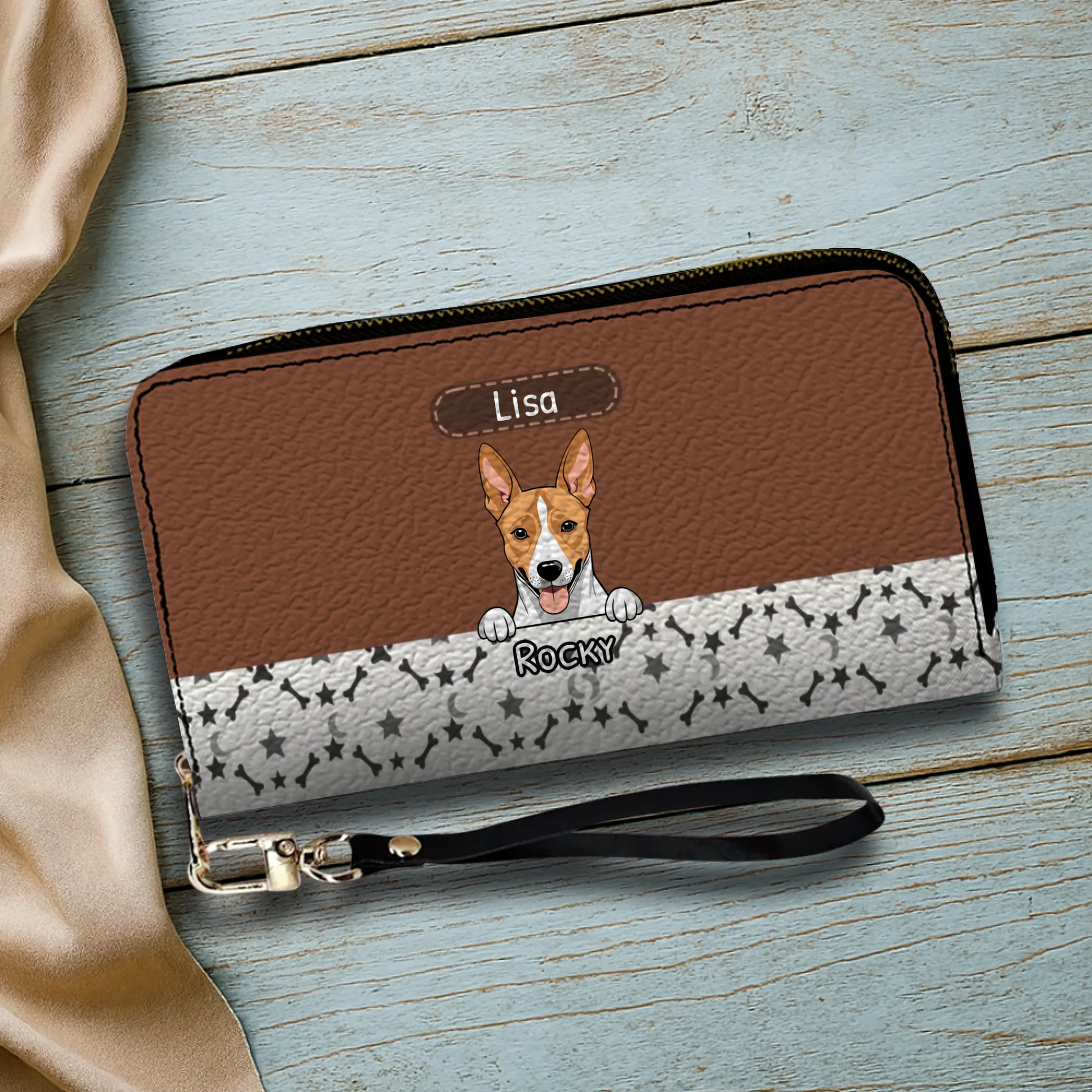 Personalized Dog Wallet Leather - The Signature Artwork Carry For Dog Lovers! - 89Prints
