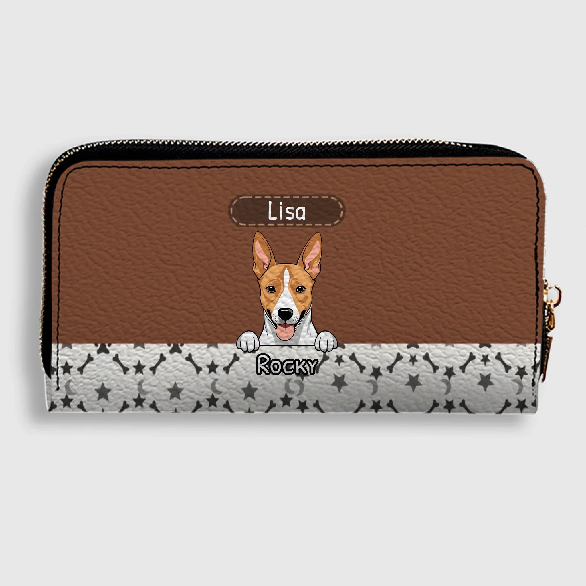 Personalized Dog Wallet Leather - The Signature Artwork Carry For Dog Lovers! - 89Prints