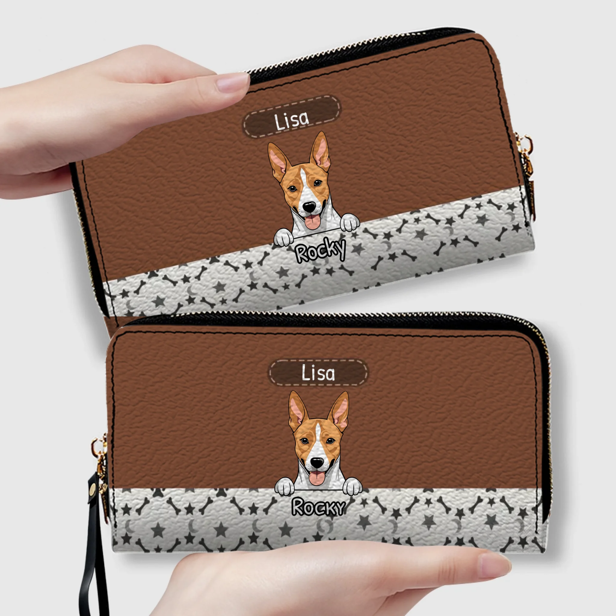 Personalized Dog Wallet Leather - The Signature Artwork Carry For Dog Lovers! - 89Prints