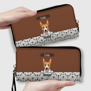 Personalized Dog Wallet Leather - The Signature Artwork Carry For Dog Lovers! - 89Prints