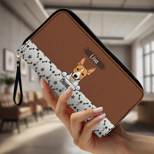 Personalized Dog Wallet Leather - The Signature Artwork Carry For Dog Lovers! - 89Prints