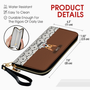 Personalized Dog Wallet Leather - The Signature Artwork Carry For Dog Lovers! - 89Prints