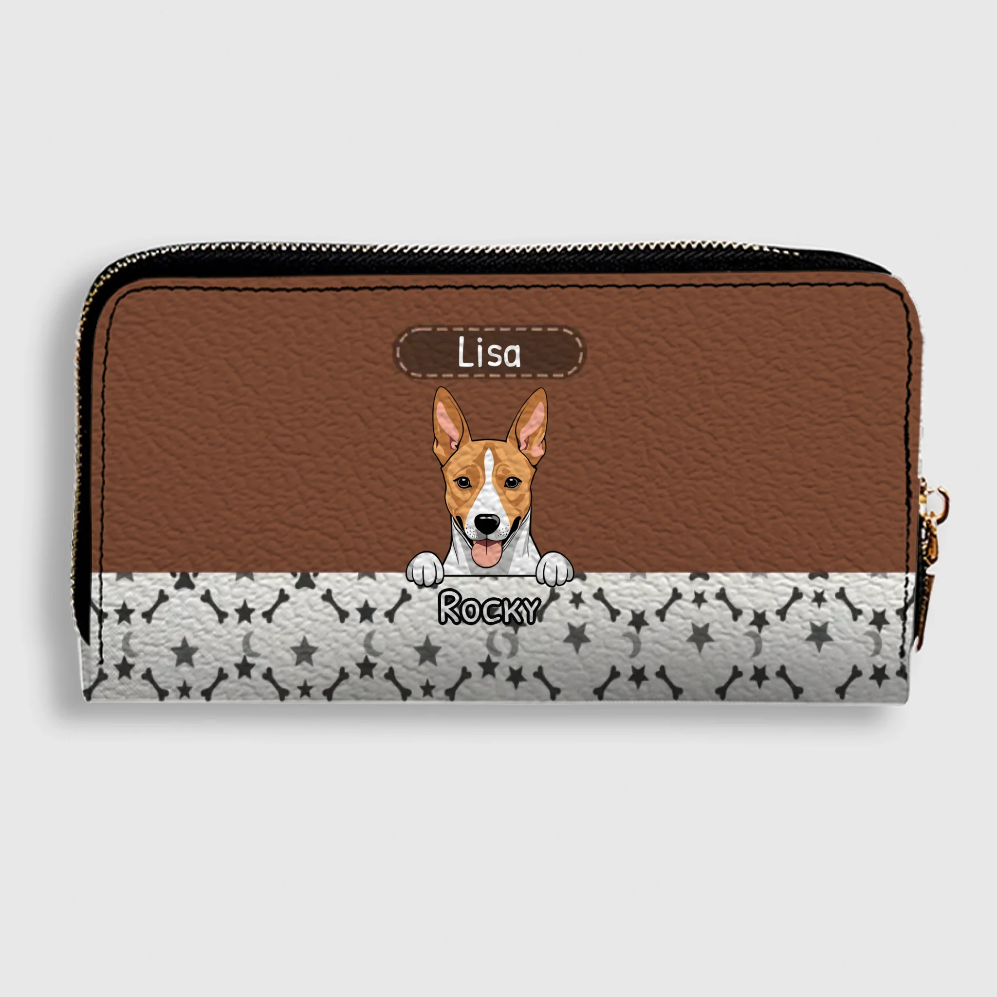 Personalized Dog Wallet Leather - The Signature Artwork Carry For Dog Lovers! - 89Prints