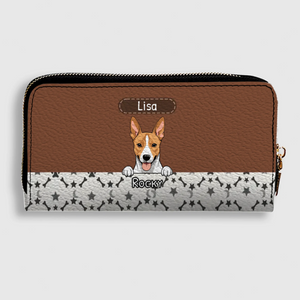 Personalized Dog Wallet Leather - The Signature Artwork Carry For Dog Lovers! - 89Prints