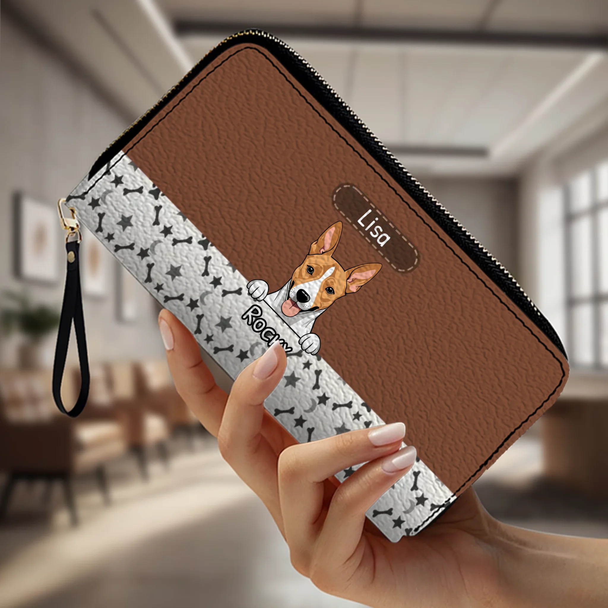 Personalized Dog Wallet Leather - The Signature Artwork Carry For Dog Lovers! - 89Prints