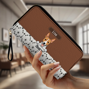 Personalized Dog Wallet Leather - The Signature Artwork Carry For Dog Lovers! - 89Prints