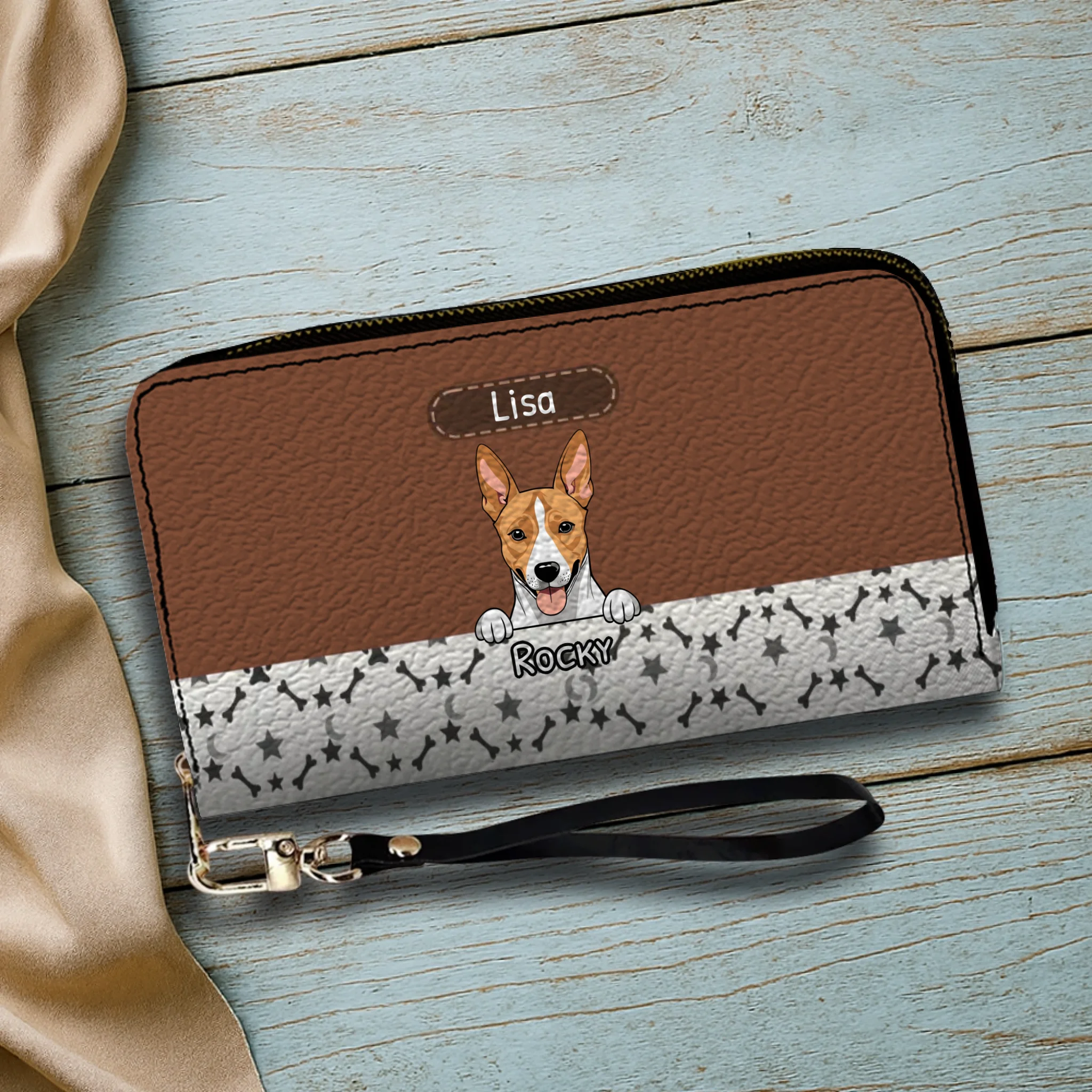 Personalized Dog Wallet Leather - The Signature Artwork Carry For Dog Lovers! - 89Prints