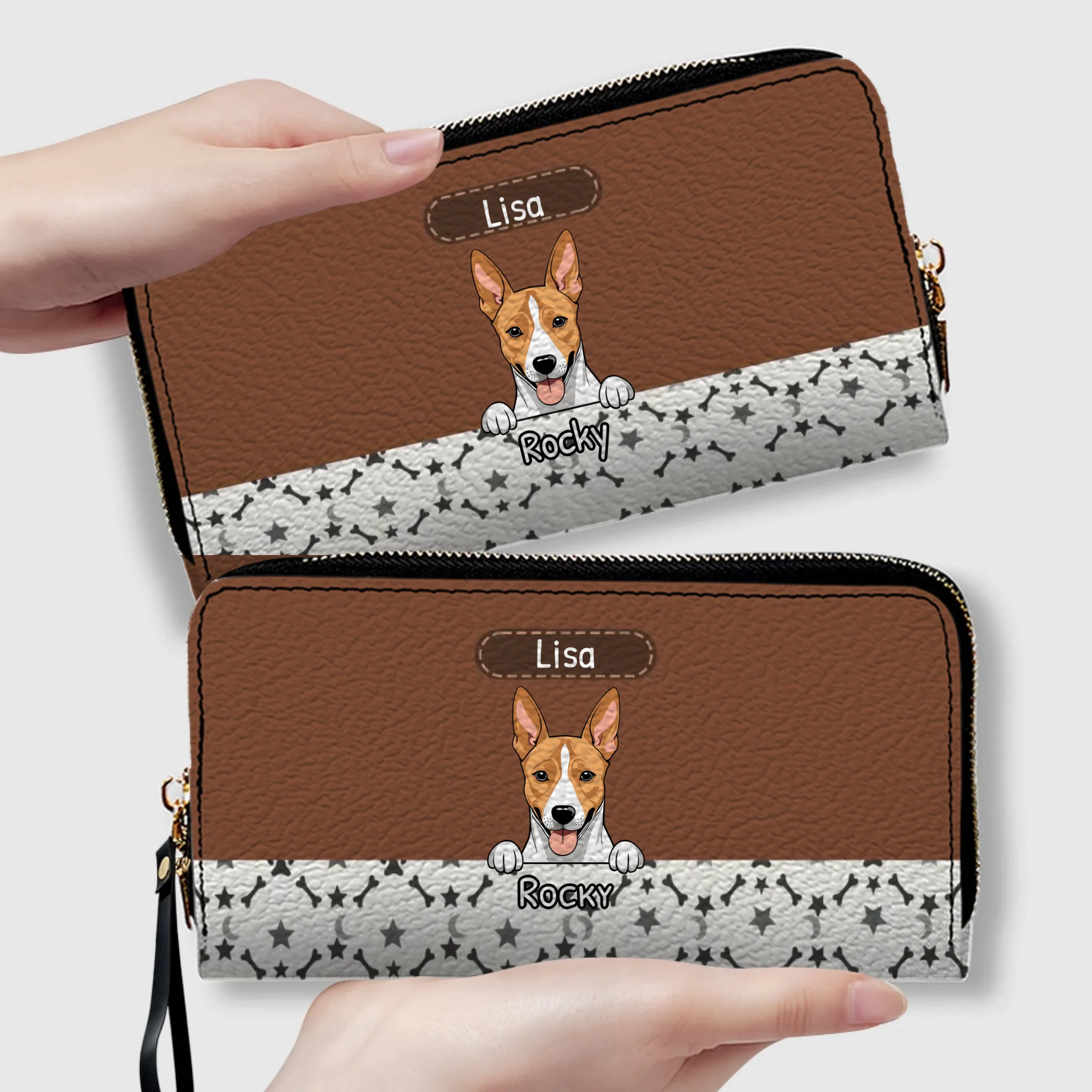 Personalized Dog Wallet Leather - The Signature Artwork Carry For Dog Lovers! - 89Prints