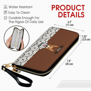 Personalized Dog Wallet Leather - The Signature Artwork Carry For Dog Lovers! - 89Prints