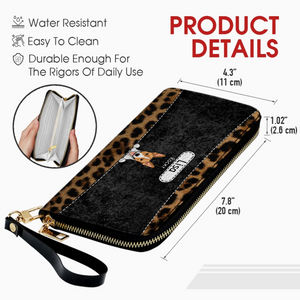 Leopard Print Pet Wallet - Personalized Pet Wallet | 89Prints