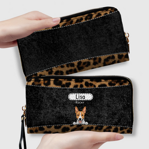 Leopard Print Pet Wallet - Personalized Pet Wallet | 89Prints