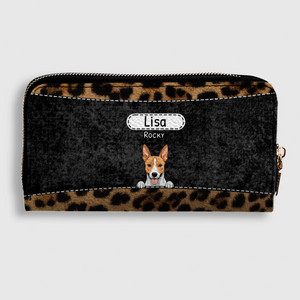 Leopard Print Pet Wallet - Personalized Pet Wallet | 89Prints